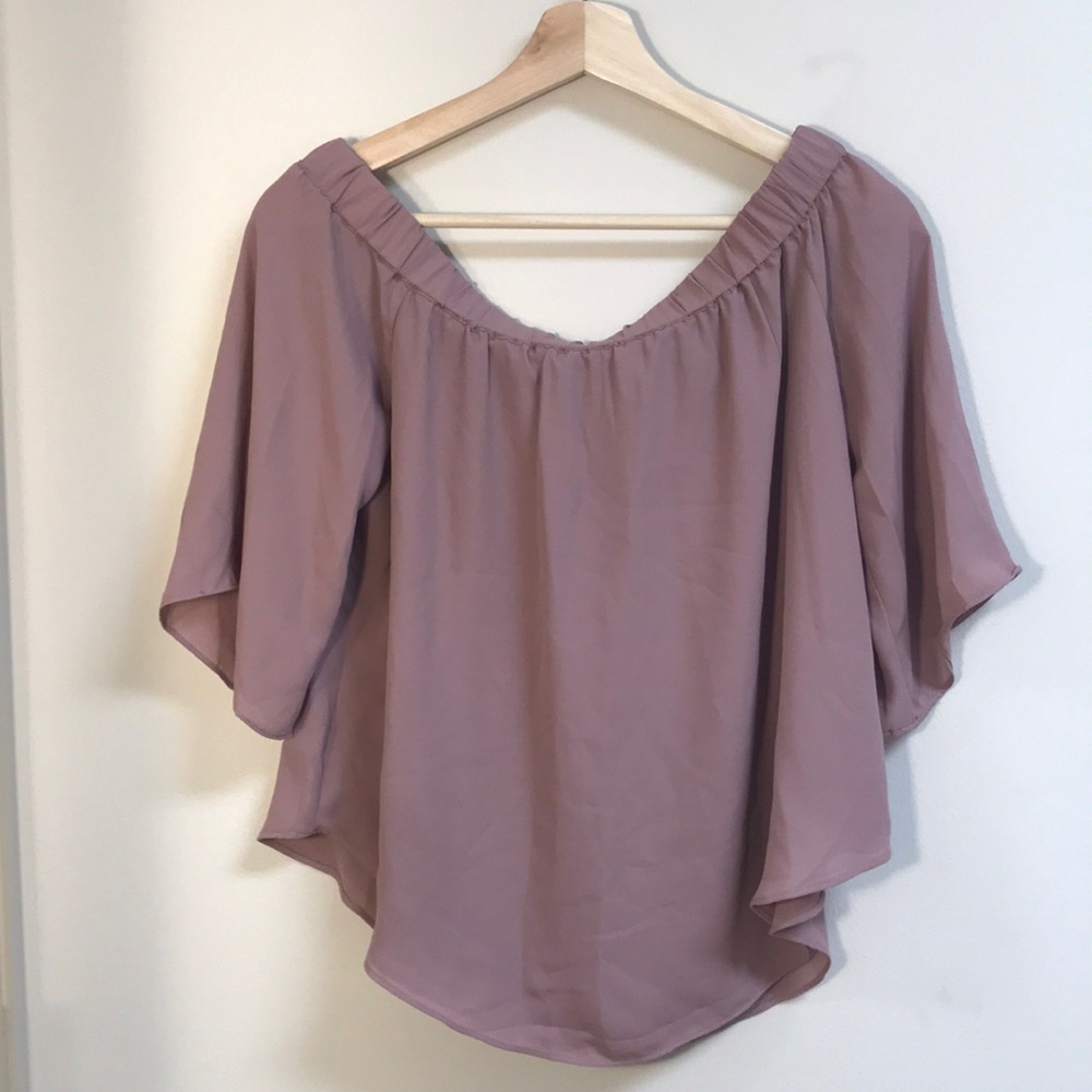 Flowy off the shoulder blouse